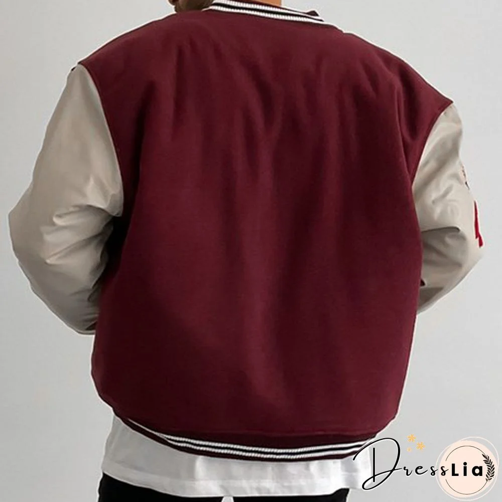 College Style Baseball Jacket