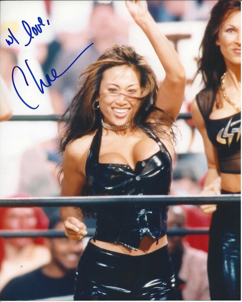 Chae autographed 8x10 #2 Sexy Nitro Girl WCW Penthouse