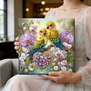(Pre-Framed)Diamond Painting-DIY Crystal Rhinestone Two Bird(25x25cm)