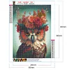5D diy volle runde bohrer diamant malerei eule kit heim dekoration kunst handwerk