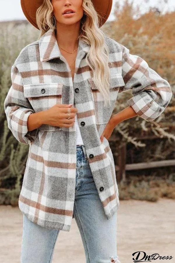 Women's Plaid Jacket