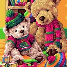

Puppet Bear – Paint By Numbers - 40*50CM, 501 Original