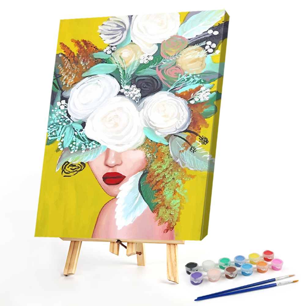 

40*50CM - Paint By Numbers - Treat Your He Flowers, 501 Original