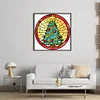 >SALE<Full Embroidery Eco-cotton Thread 18CT Printed Christmas Tree Cross Stitch Kit