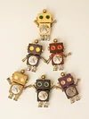 Solid Wood Metal unk Robot DIY Original Ornaments Decompression Toys