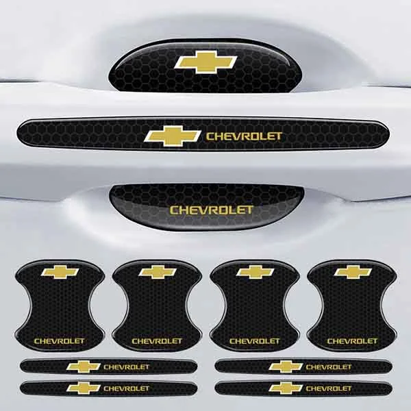 Carbon fiber car door handle cup cover (4PCS)