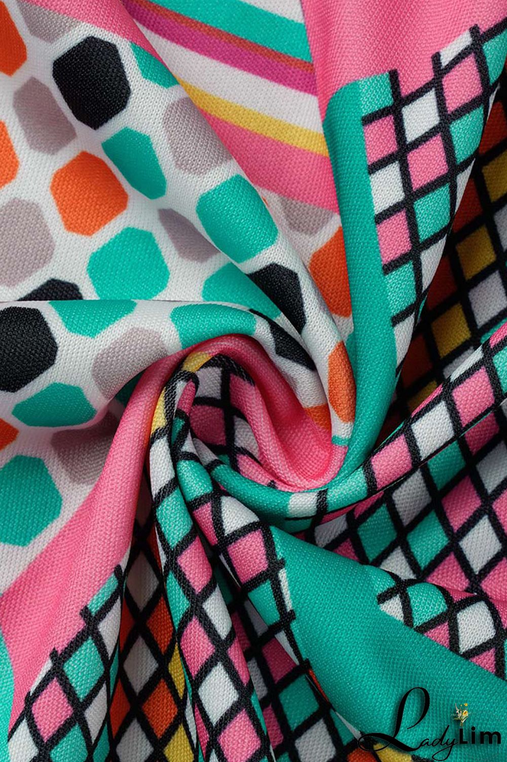 Blue Casual Print Patchwork Buckle Turndown Collar Shirt Dress Plus Size Dresses