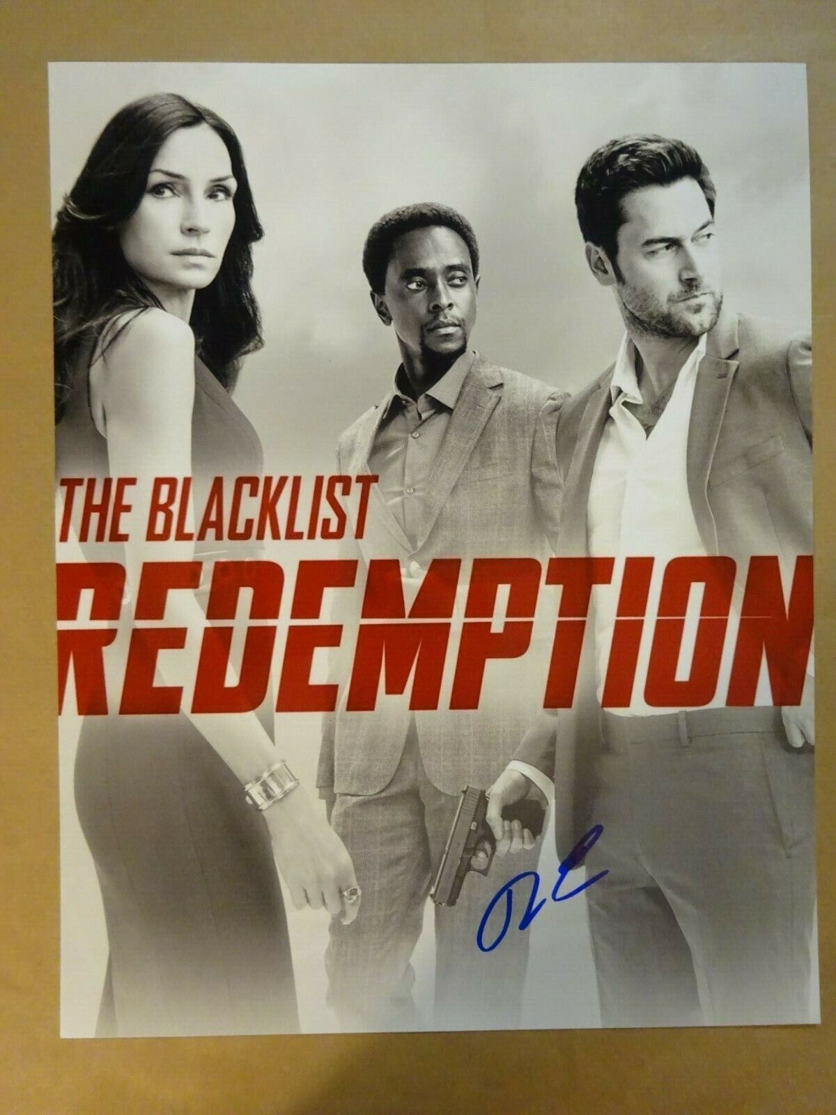 Signed RYAN EGGOLD Autographed 11X14 Photo Poster paintinggraph THE BLACKLIST: REDEMPTION