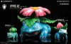 1/20 Scale World Zukan Evolution of Venusaur Set - Pokemon Resin Statue - Wang Wang Studio