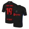 LAMINE YAMAL #19 Barcelona Away Authentic Soccer Jersey 2024/25- UCL