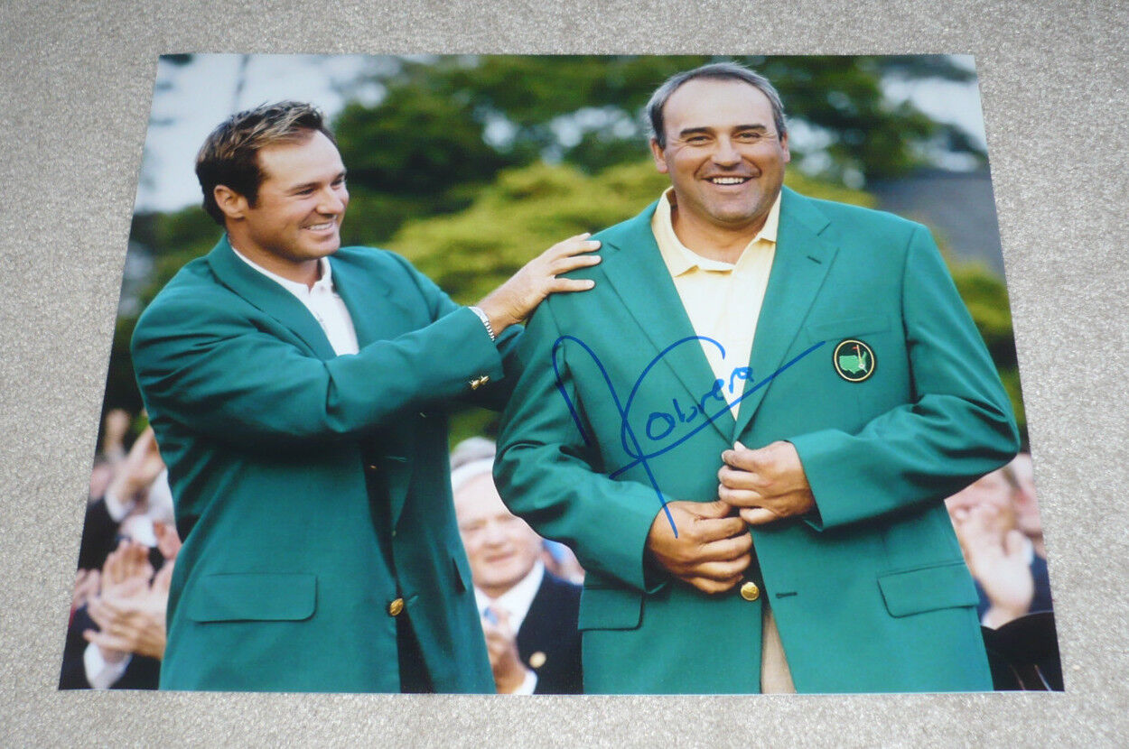 MASTERS CHAMPION ANGEL CABRERA SIGNED GREEN JACKET 11X14 Photo Poster painting W/COA US OPEN