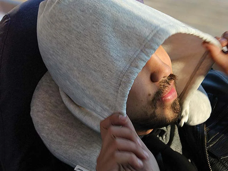 Memory Foam Travel HoodiePillow