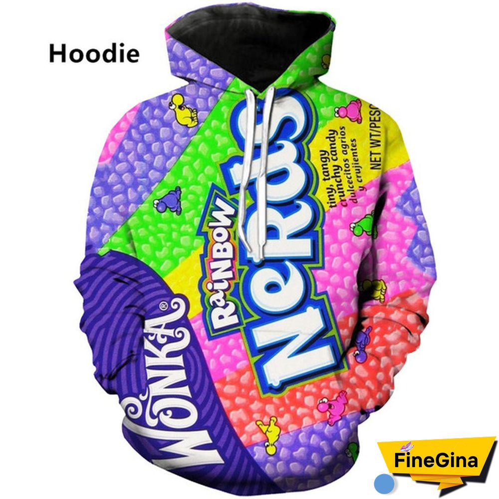 Fashion Nerds Candy Suits Men Women Casual T-Shirt/Sweatshirt/Hoodie/Trousers/Shorts(1Pac)