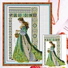 14CT/11CT Counted/Stamped Summer Angel-Cross Stitch 36*52cm/14.17*20.47in