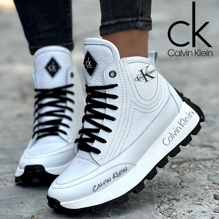 Calvin Klein® 2025 New White Platform Sneakers