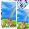 uk.everydayedeals (Limited Stock)Diamond Painting - Full Round - Blue Sky Rainbow Flower(40*70cm)