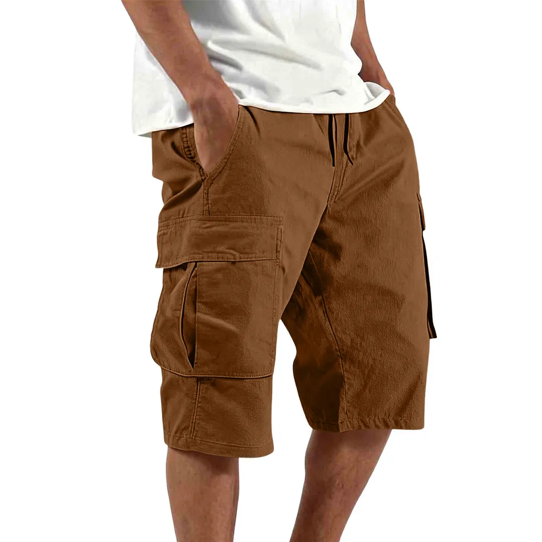 Men's Cargo Shorts With Multiple Pockets-INSPIREUSE