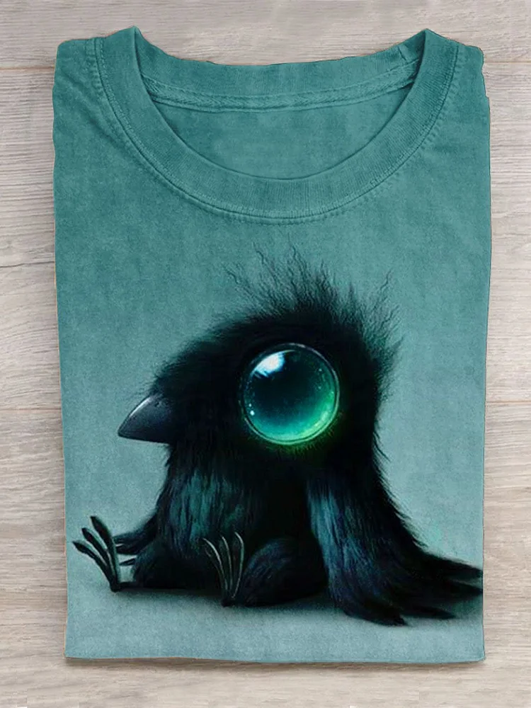 Cute Platypus Monster Animal Art Print Design T-shirt