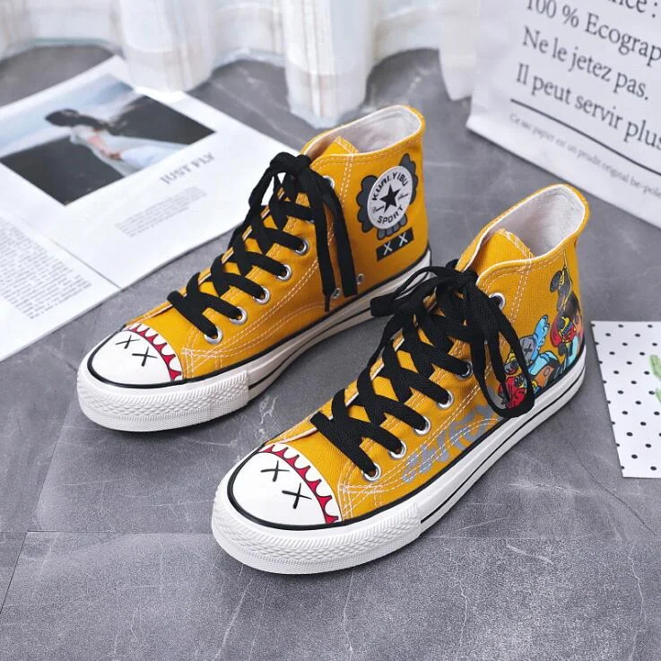 Promotion Spring Autumn New Women Canvas Shoes Leopard  Fashion Sneakers Low-cut Shoes Woman High Quality Classic Skateboarding