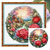 Peony Manor-11CT Stamped Cross Stitch 40*40cm/15.75*15.75in tapestrymarket