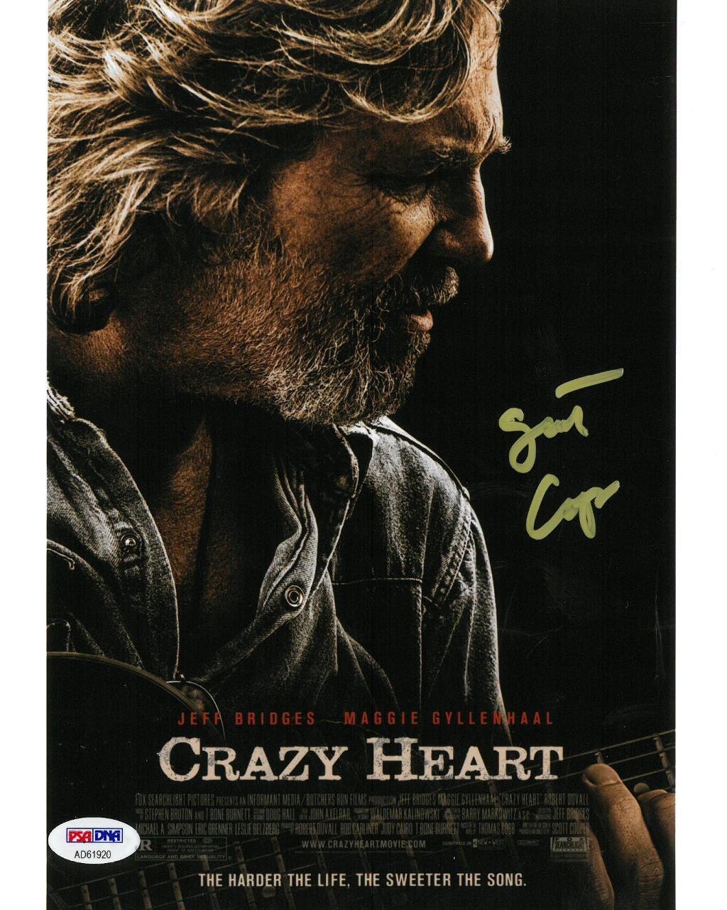 Scott Cooper Signed Crazy Heart Authentic Autographed 8x10 Photo Poster painting PSA/DNA#AD61920