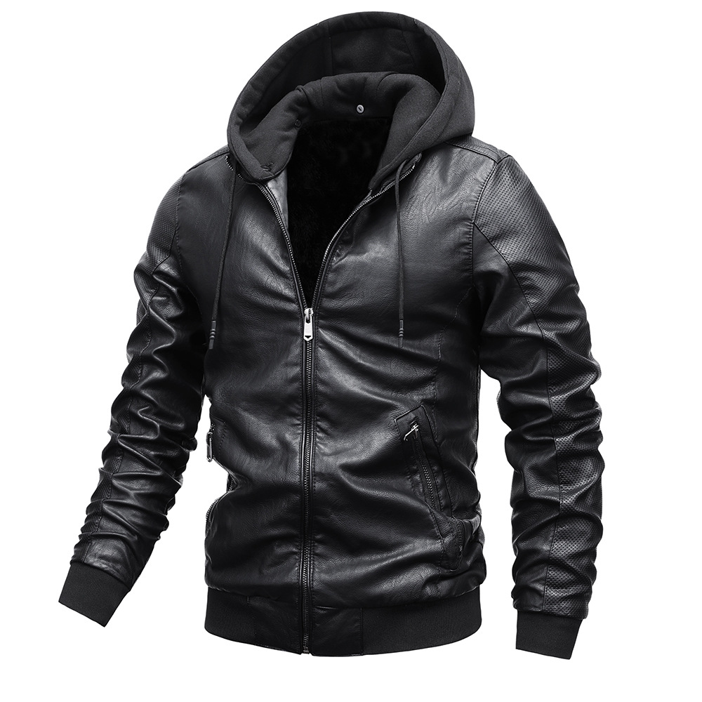 Men's hooded jacket For Older Men Over 50. 60. 70. 80 - VangoghDress Store