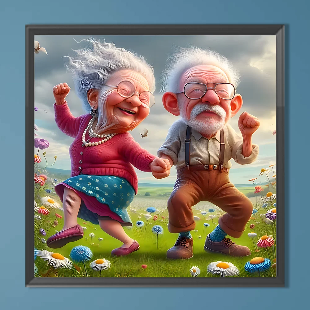 Diamond Painting - Full Round Drill - Couple(Canvas|40*40cm)