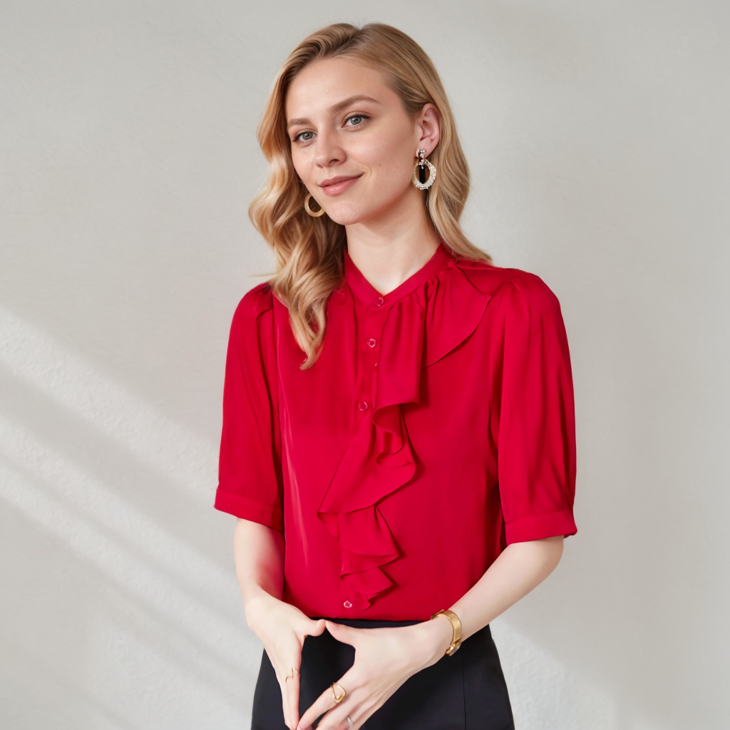 Summer Chic Silk Shirt for Women REAL SILK LIFE