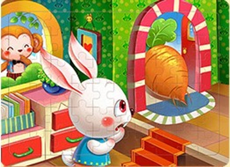 Puzzles Toddler(3-6years) Cartoon Wood Toys