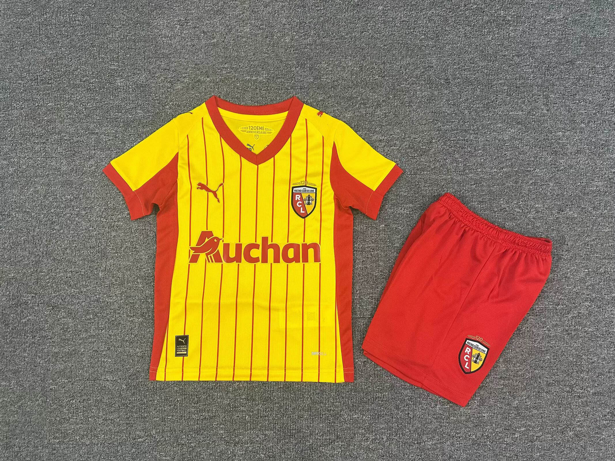 2025-2026 KIDS RC Lens Home Football Shirt 1:1 Thai Quality- Maxi Kit