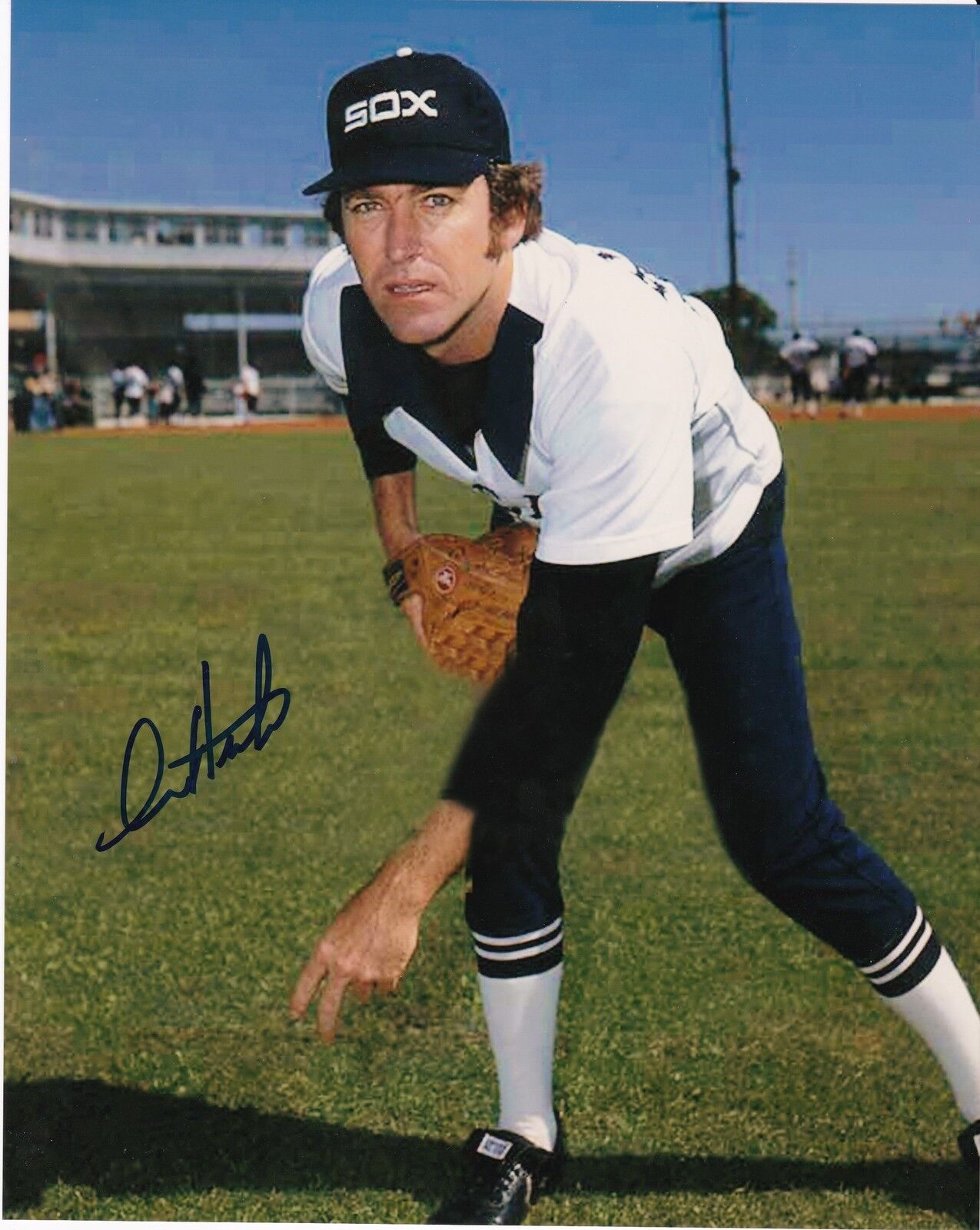 RICH HINTON CHICAGO WHITE SOX ACTION SIGNED 8x10