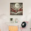 Christmas Scenery-14CT Stamped Cross Stitch 40*40cm/15.75*15.75in tapestrymarket