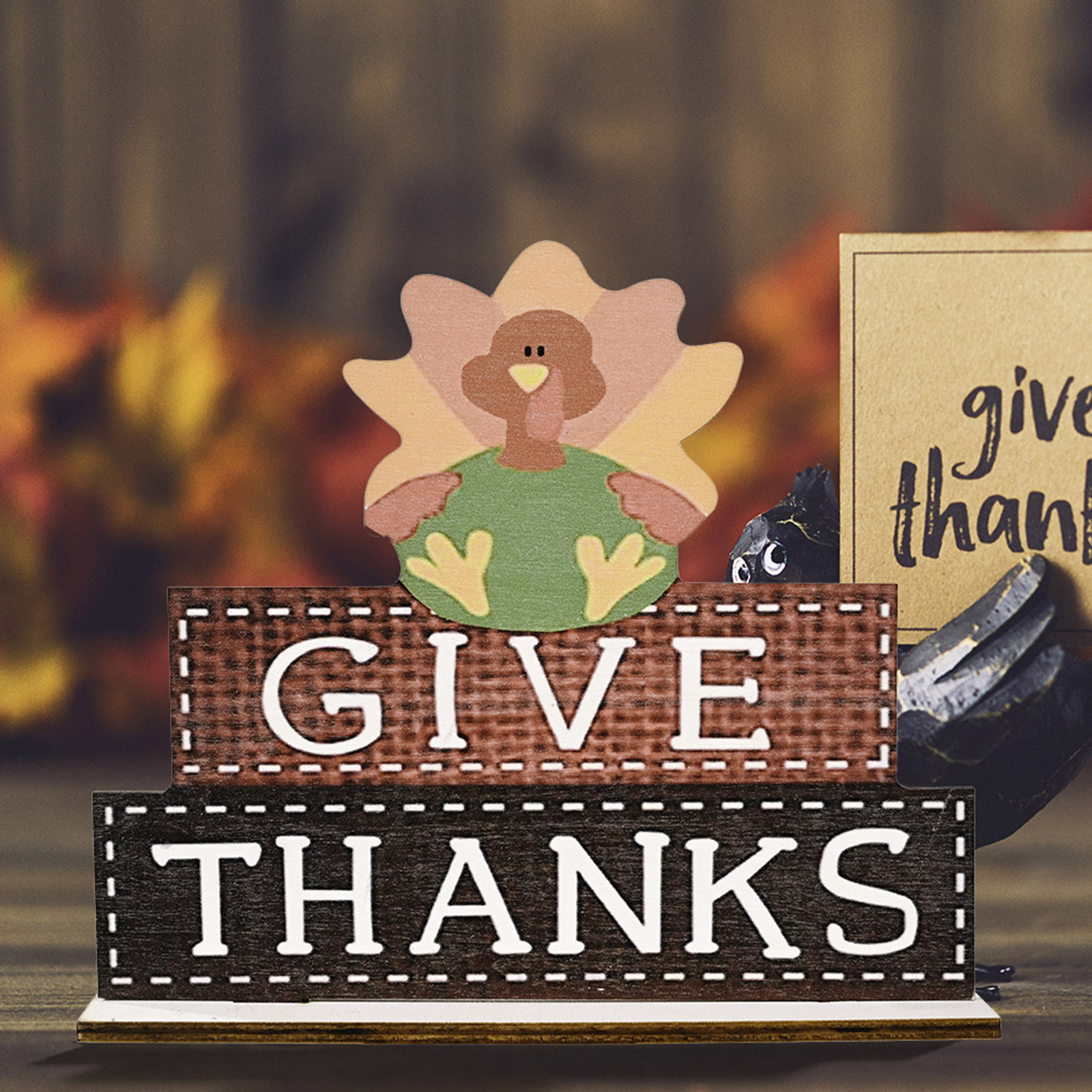 

Pumpkin Letter Wooden Signs for Fall Rustic Harvest Thanksgiving Decoration, 501 Original