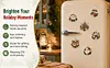 6PCS Snowflake Xmas Set DIY Pearl Diamond Painting Christmas Fridge Magnets, Sparkling Rhinestone Refrigerator Magnet Craft Kit for Home Decor & Gifts