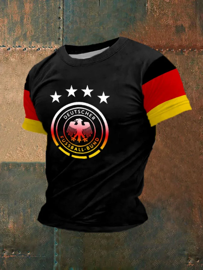 Männer Deutschland gedruckt T-Shirt