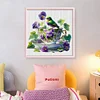 Bird Teacup-14CT Counted Cross Stitch Kit(40x40cm)