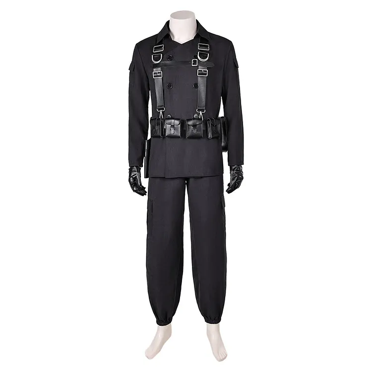 Fallout (2024) Maximus Black Set Cosplay Costume Outfits Halloween Carnival Suit