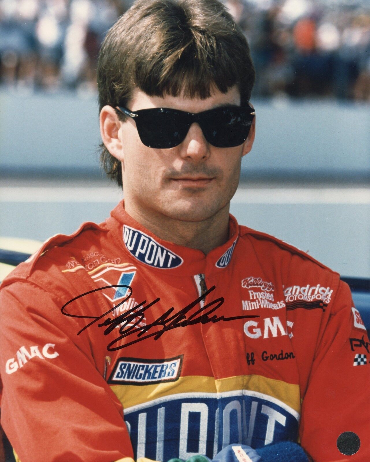 Jeff Gordon 8x10 Photo Poster painting Signed Autographed Auto Authenticated COA NASCAR