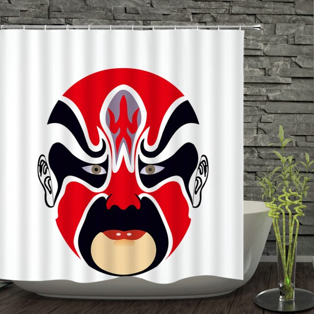 

Shower Curtain – Chinese Face-180*180cm, 501 Original