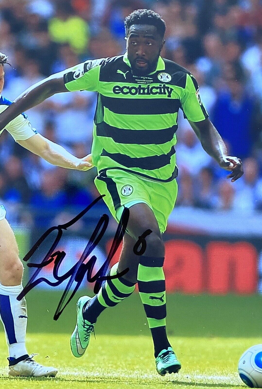 Manny Monthe Genuine Hand Signed Forest Green Rovers 6X4 Photo Poster painting 3