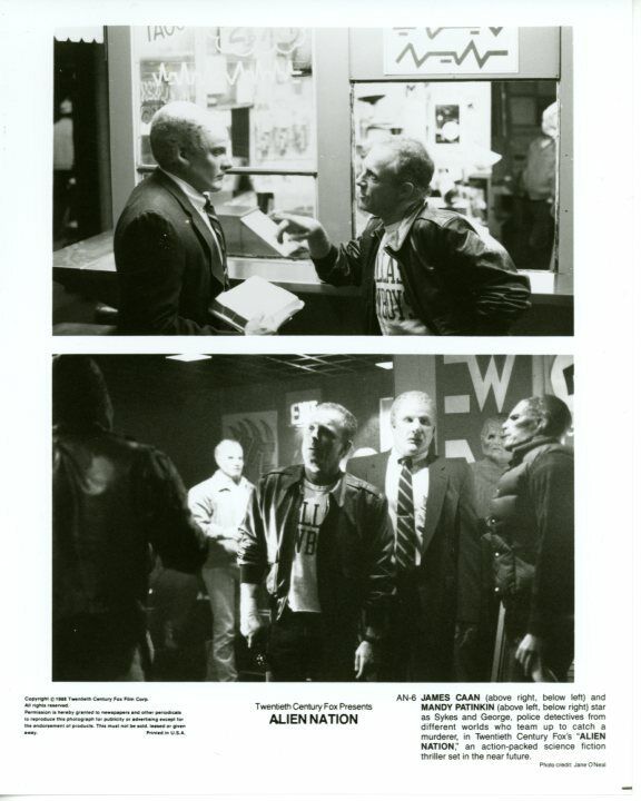 Mandy Patinkin James Caan Alien Nation Original Press 8X10 Photo Poster painting