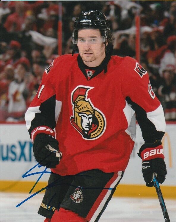 MARK STONE SIGNED OTTAWA SENATORS 8x10 Photo Poster painting #2 Autograph