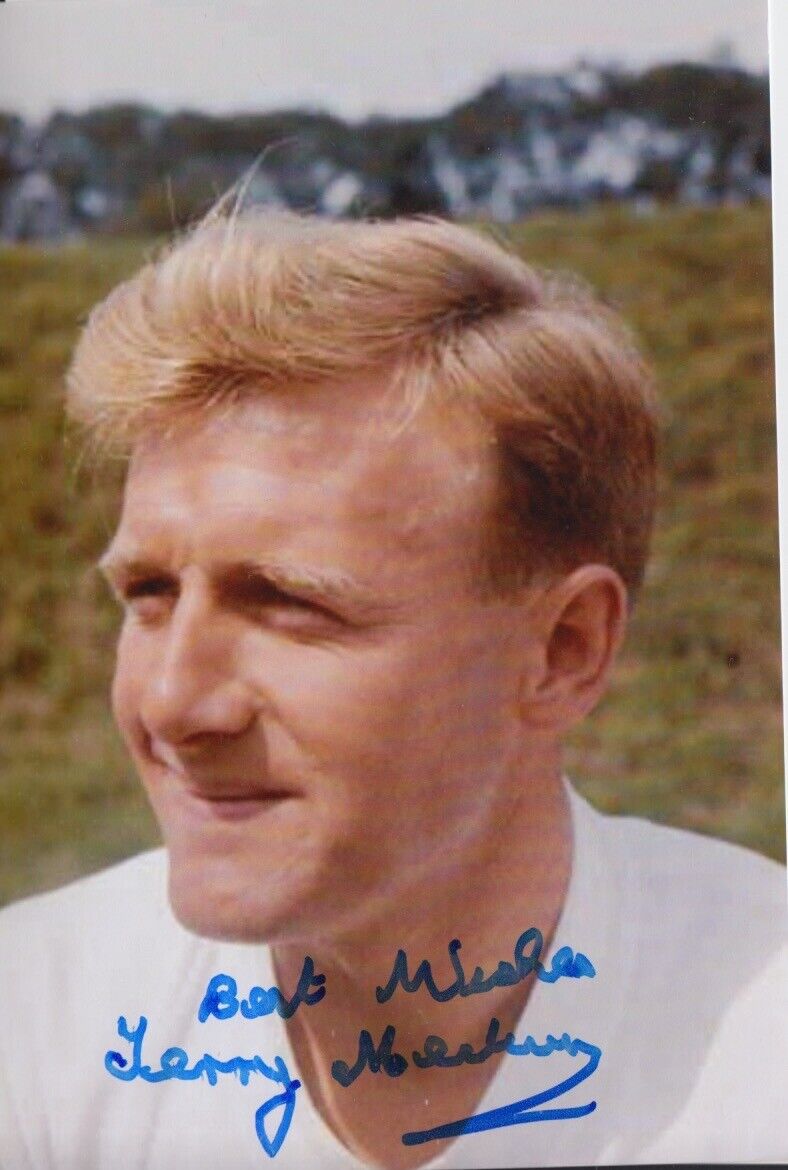 TERRY MEDWIN HAND SIGNED 6X4 Photo Poster painting TOTTENHAM HOTSPUR FOOTBALL AUTOGRAPH 8