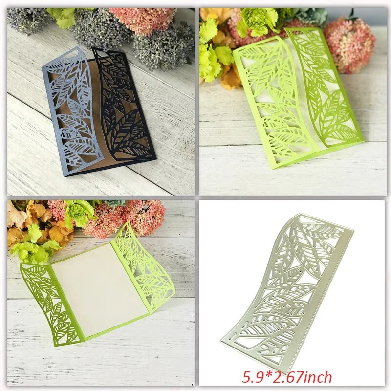 Wedding Invitation Dies Scrapbooking Metal Cutting Dies New 2019 Valentine's Day Decoration Craft Dies Cut for Card Making