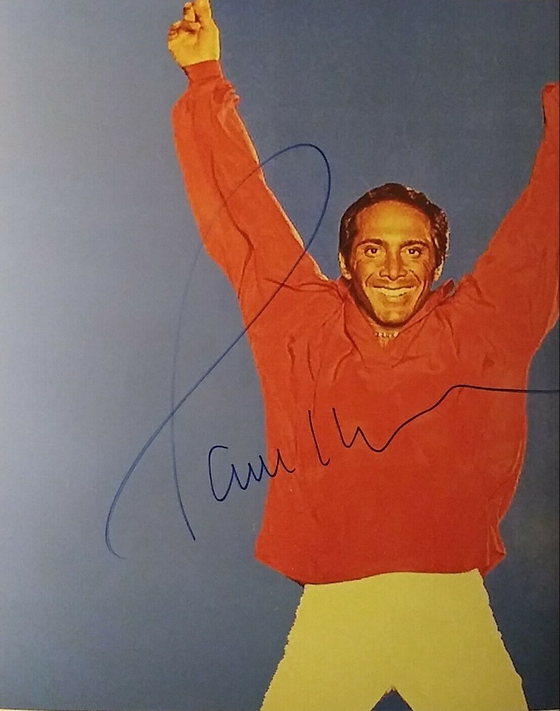 Paul Anka signed 8 x 10