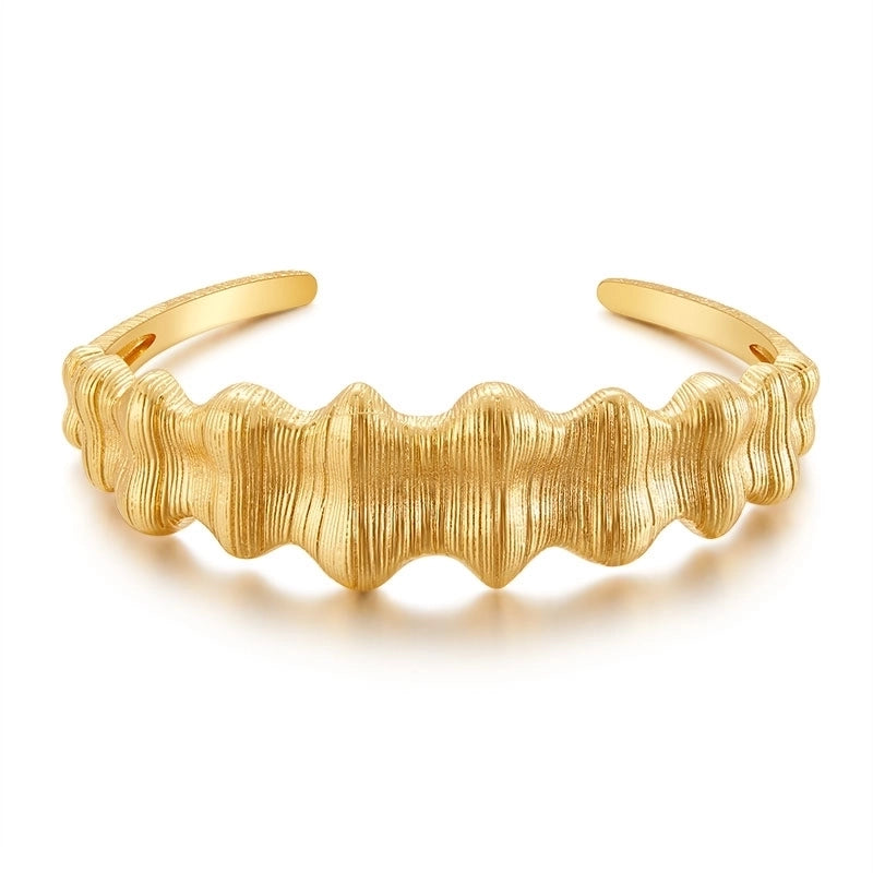 Copper Waves Bangle