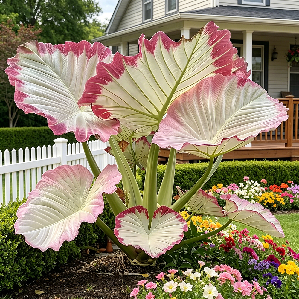 🌈 Giant Caladium Bulbs 🎊The color wizard that creates a dream garden 🌿✨