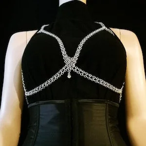 pornhint Pornhint Chain Jewelry Fetish Bra