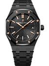 Black 904L Steel Black Dial - Watch - 34mm