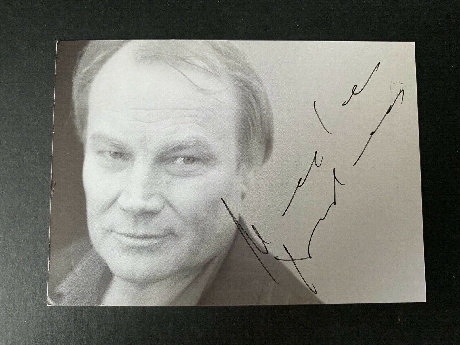 KLAUS MARIA BRANDAUER - JAMES BOND FILM ACTOR - SUPERB SIGNED Photo Poster paintingGRAPH